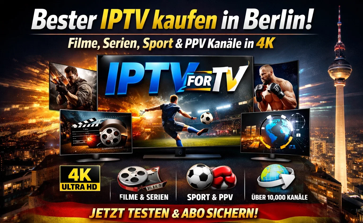 Bester IPTV Anbieter in Berlin