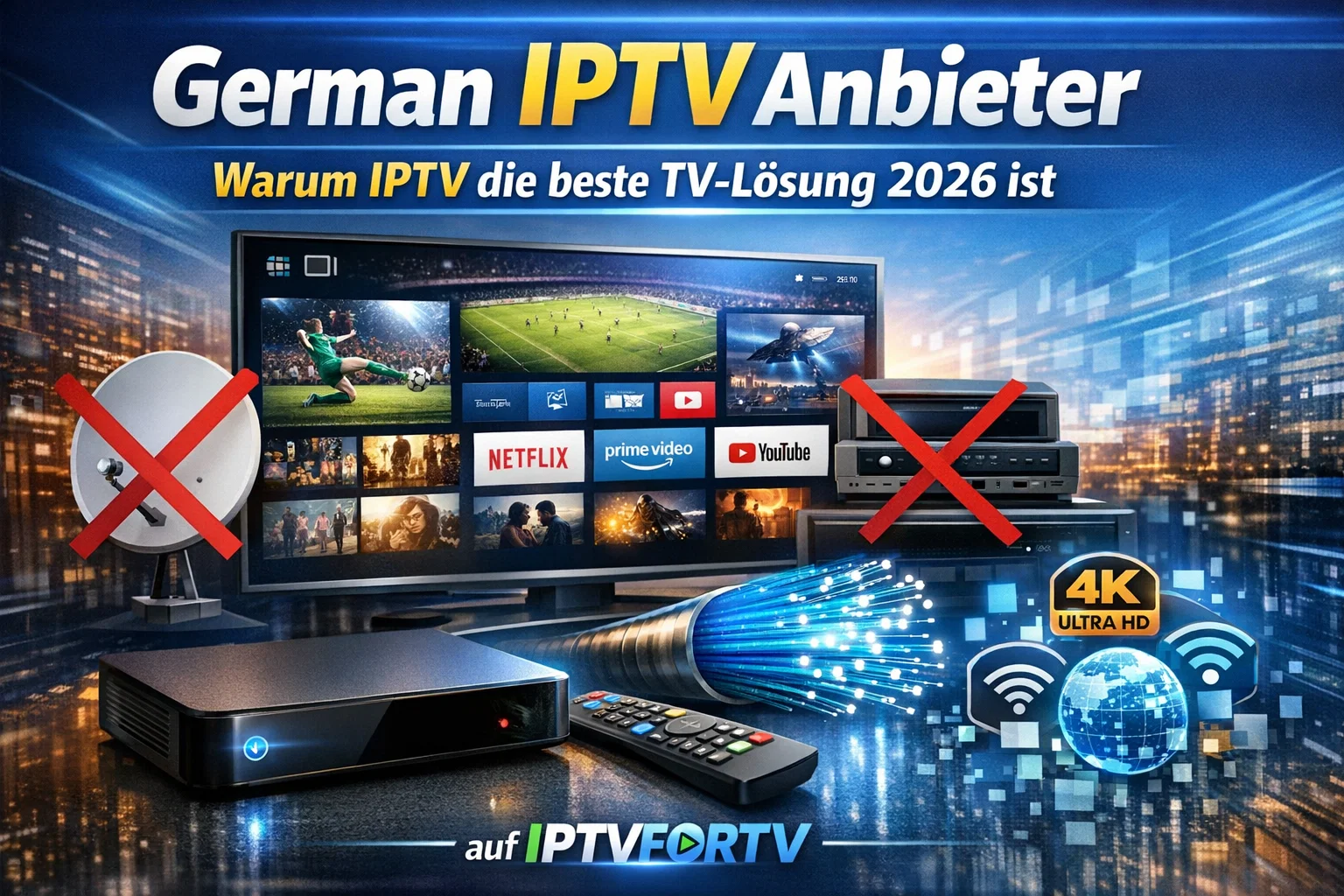 German IPTV Anbieter – Warum IPTV die beste TV-Lösung 2026 ist