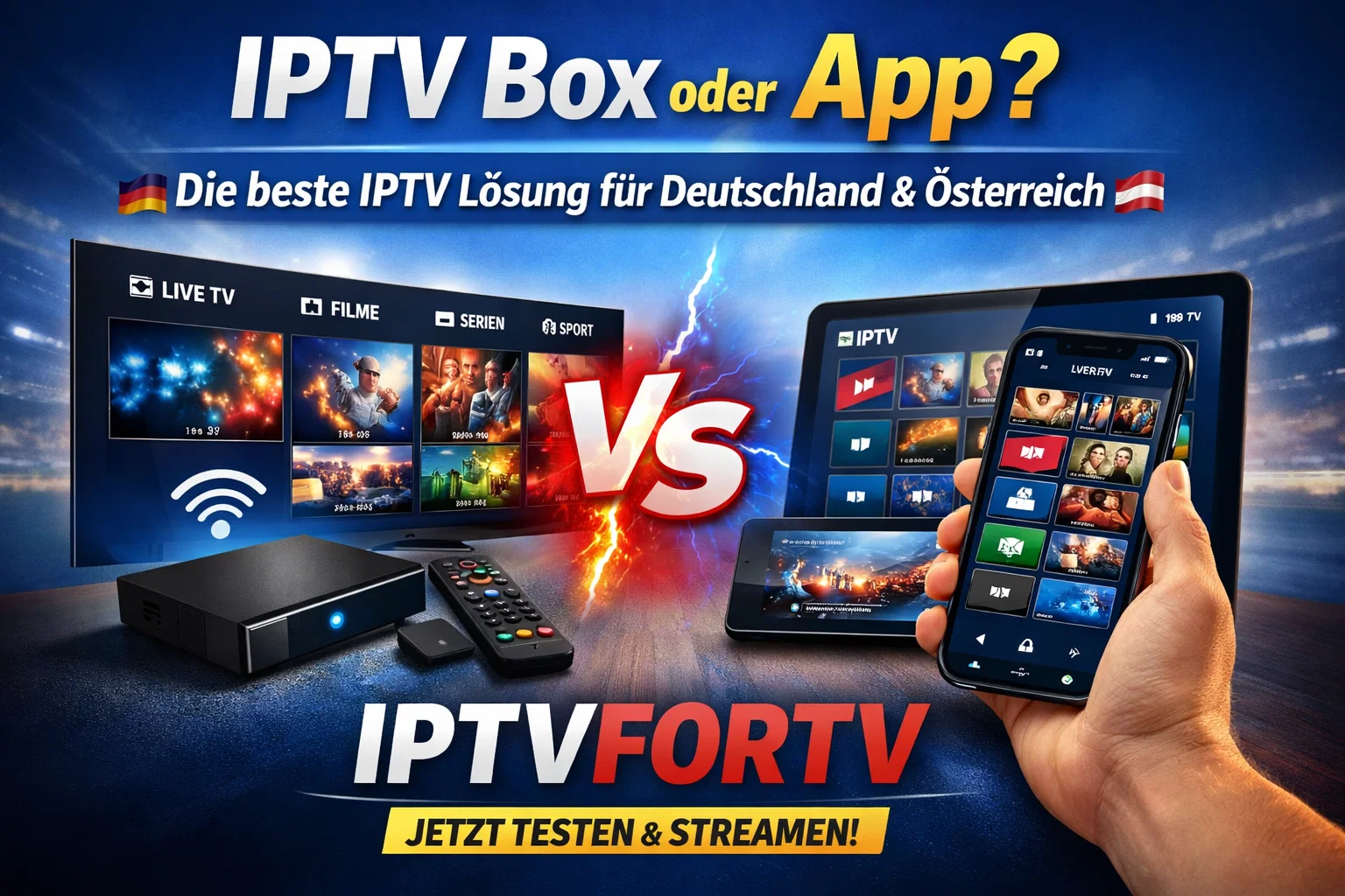 IPTV Box oder App? Die beste IPTV Lösung für Deutschland & Österreich